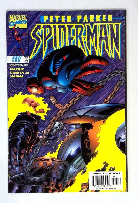 Spider-Man #93 Ghost Rider Mackie Romita Jr Marvel (1998) NM-
