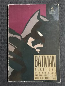 1988 BATMAN YEAR ONE by Frank Miller & Mazzucchelli SC TPB VG 4.0 2nd DC Comics