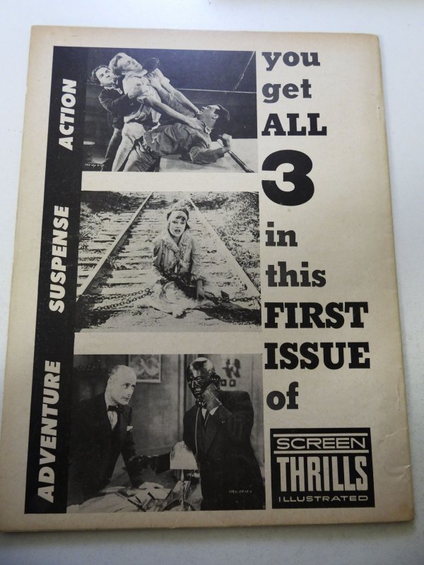 Screen Thrills Illustrated #1 (1962) FN- Condition
