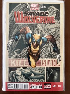 Savage Wolverine Lot #1 To 5. (Marvel Comics 2014). Cho. All 9.2 Or Higher.