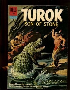TUROK #28 (7.0) THE SECRET CAVERN! 1962~