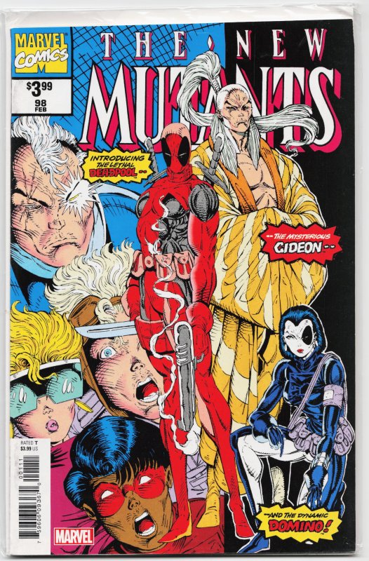 The New Mutants #98 Facsimile Edition Cover (2019) New Mutants [Key Issue]