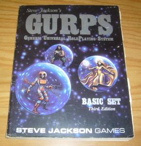 Steve Jackson's GURPS Basic Set - Third Edition SC manual - roleplaying system