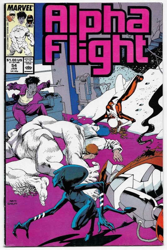 Alpha Flight #54 Goblyn (Marvel, 1988) FN