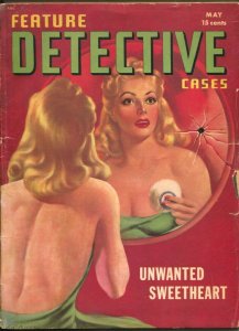 Feature Detective Stories-5/1941-Cover painting by Earle K. Bergey-violent cr... 