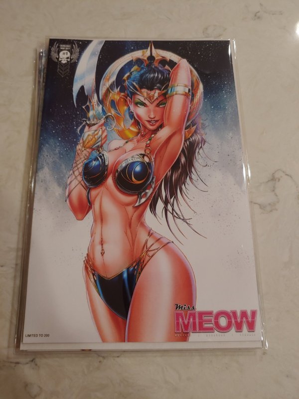 Merc #1 Miss Meow Princess  Variant Cover Jamie Tyndall! LIMITED TO 200!