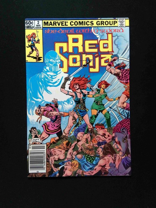 Red Sonja  She Devil With  a Sword #2 (2ND SERIES) MARVEL 1983 VF- NEWSSTAND