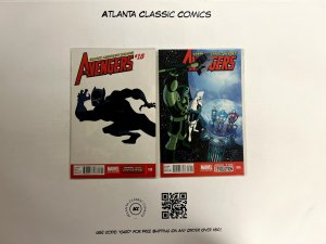 2 Avengers Marvel Comic Books# 16 18 Defenders Spiderman Thor Hulk 118 JS11