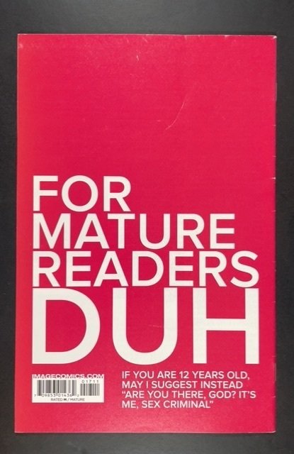 Sex Criminals #17 (2017)