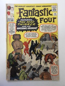 Fantastic Four #15 (1963) PR Condition See description
