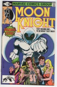 MOON KNIGHT #1, NM-, 1980, Bill Sienkiewicz, more Bronze & Marvel in store