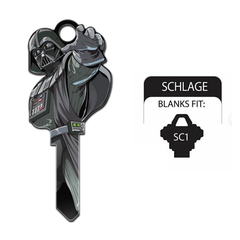 Star Wars Key Blanks Darth Vader Full Body Shape Schlage SC1