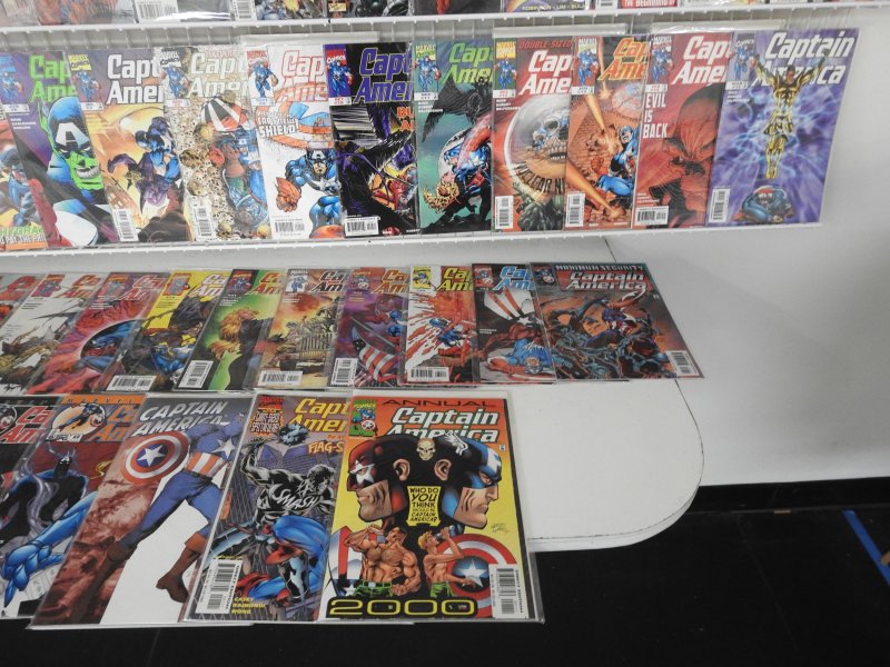 Huge Lot 150+ Comics W/ Captain America,  Bishop, Rogue+ Avg VF Condition!!