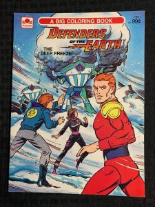 1986 DEFENDERS OF THE EARTH DEEP FREEZE Coloring Book FN+ 6.5 Golden Uncolored