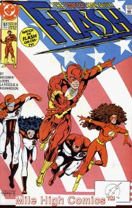 FLASH  (1987 Series)  (DC) #51 Very Fine Comics Book