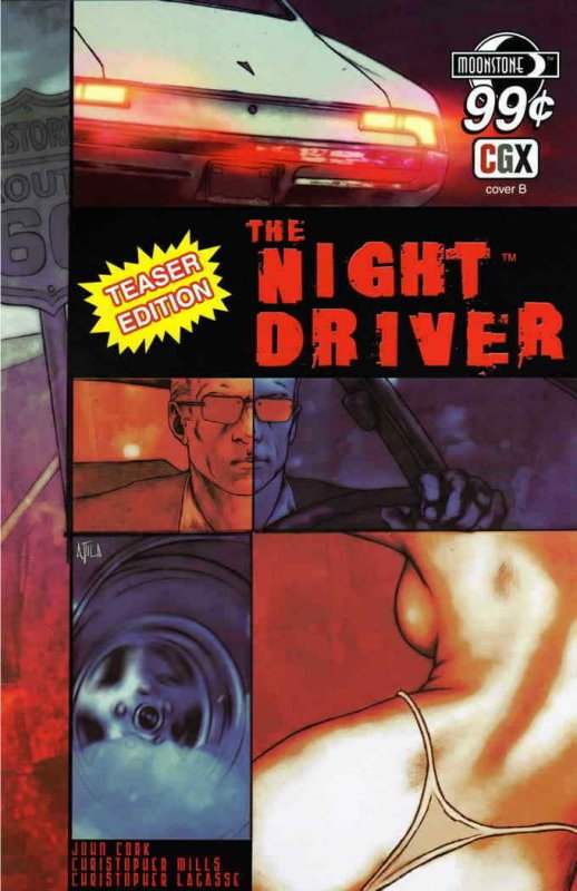 Night Driver, The: Teaser Edition #1B VF/NM; Moonstone | we combine shipping 