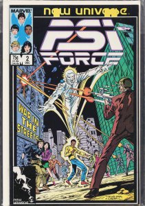 Psi-Force #2 Direct Edition (1986) Psi-Force