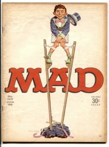 MAD Magazine #103 1966-Drucker-Berg-IRS-VG