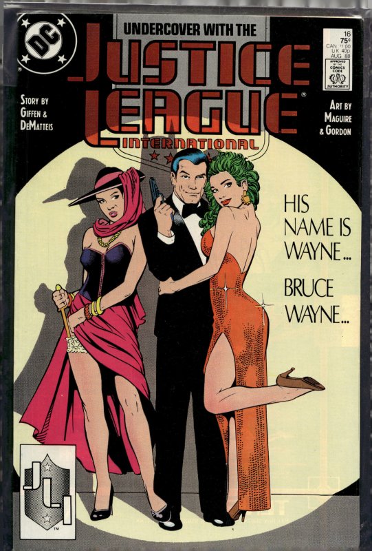 Justice League International #16 Direct Edition (1988) Justice League [Key Is...