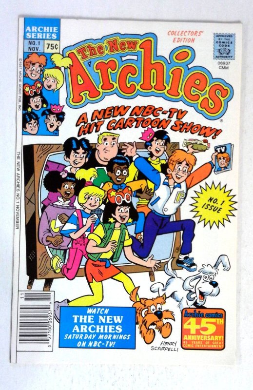 New Archies #1 Reggie Betty Henry Scarpelli Archie Comics (1987) VF