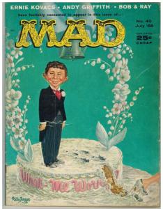 MAD 40 G-VG July 1958