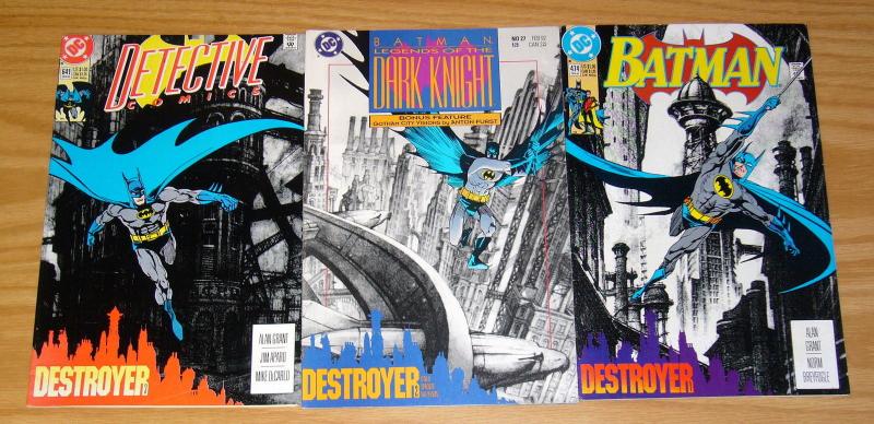 Batman: Destroyer #1-3 FN/VF complete story - alan grant - dennis o'neil set lot