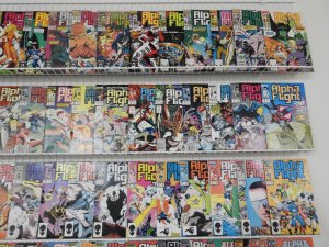 Huge Lot 200+ Comics W/ Punisher and Alpha Flight! Avg FN/VF Condition!