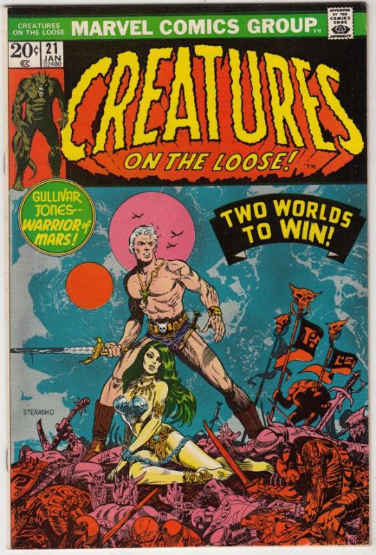 Creatures on the Loose #21 (Jan-73) NM- High-Grade Guliver Jones