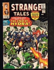 Strange Tales #140 ~ SHIELD/ Dr. Strange ~ 1966 (3.5) WH