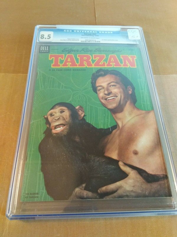 Tarzan #51 CGC Universal Grade 8.5 Lex Barker (Dell 1953)