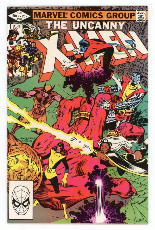 Uncanny X-Men #160 Chris Claremont 1st S'ym 1st Adult Ilyana Rasputin NM