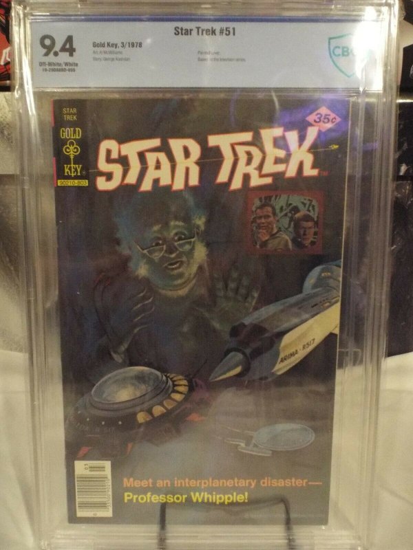 Star Trek #51  CBCS 9.4  NM  OW/W {GOLD KEY} 1978  Painted Cover