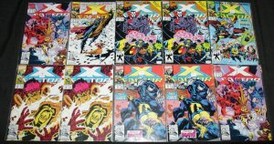 X-FACTOR COPPER AGE COMIC LOT 127PC (VF-NM) + ANNUALS 1-8