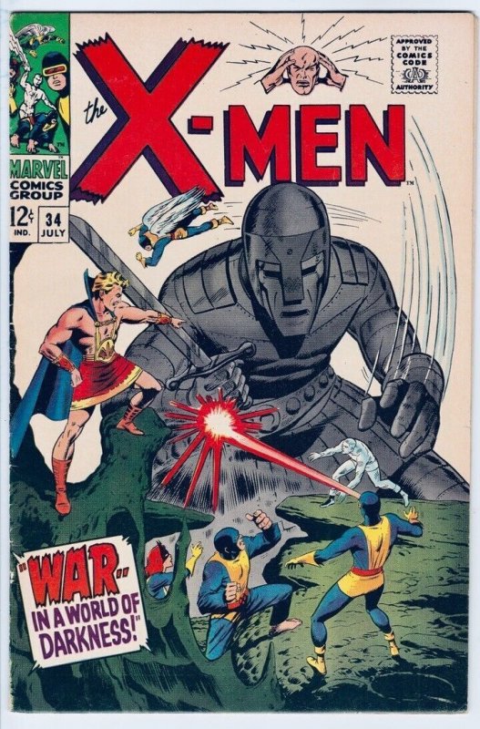 The X-Men (Marvel, 1963) #34. VF-