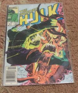 Incredible Hulk comic  # 301  1984, Marvel mindless hulk