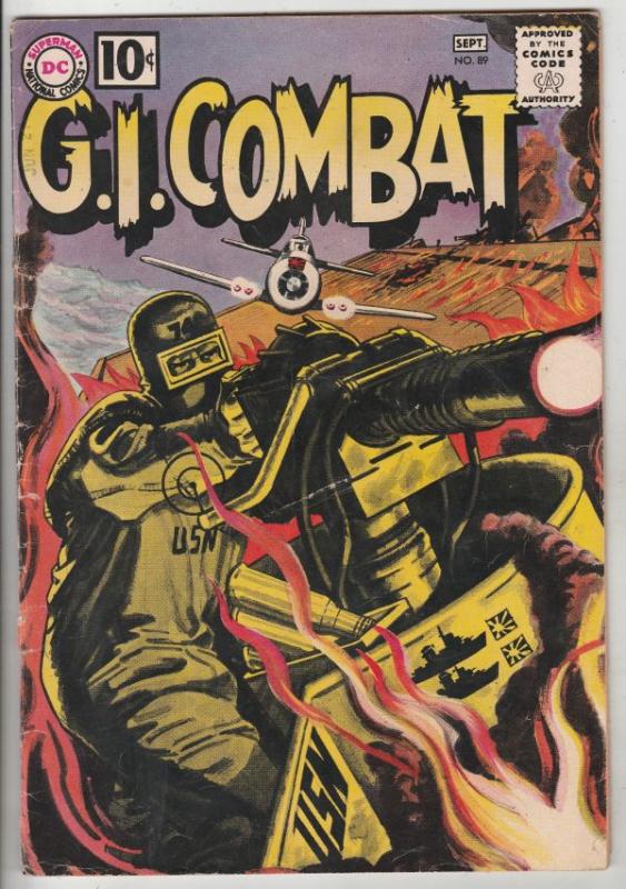 G.I. Combat #89 (Sep-61) VG+ Affordable-Grade Haunted Tank