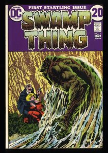 Swamp Thing (1972) #1 VF 8.0 1st Solo Series! Bernie Wrightson Art!