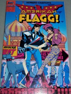 Amerikan Flagg! #5 First Comics September Sept 1988 (VF)