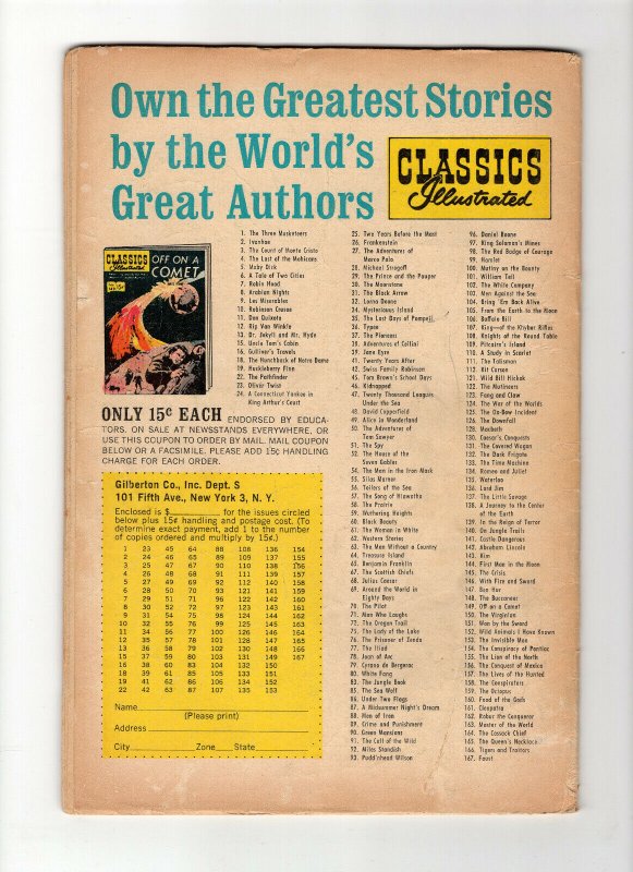 Classics Illustrated #152 (1965, Classics Illustrated)  