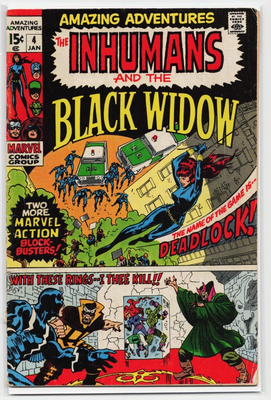 Amazing Adventures #4 (1971) Black Widow
