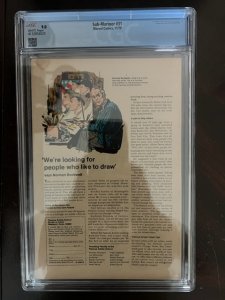 Sub-Mariner #31 (1970) - CGC 9.0 !