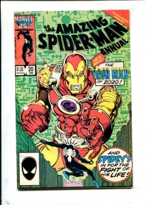 Amazing Spiderman Annual #20 - 1st. Cover App. of Iron Man 2020. (6.0/6.5) 1986