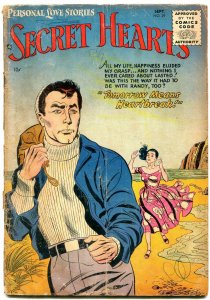 SECRET HEARTS #29 1955-DC ROMANCE FR
