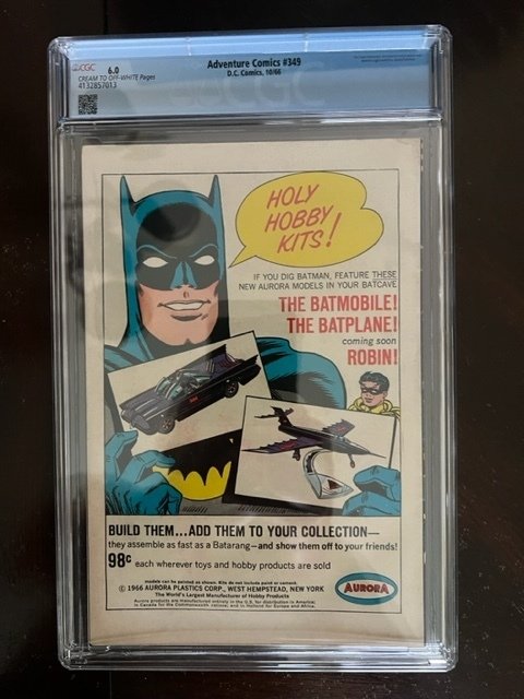 Adventure Comics #349 (1966) - CGC 6.0 - 1st Universo Rond Vidar!