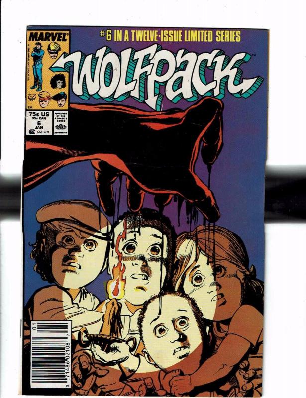 Lot of 6 Wolfpack Marvel Comics #5 6 7 8 10 11 J130 