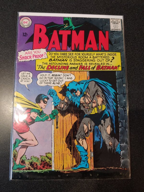 ​Batman #175 - The Decline & Fall Of Batman - 1965 FINE