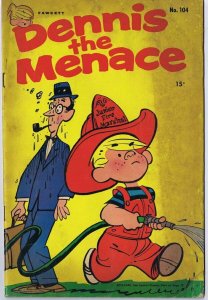 Dennis the Menace #104 ORIGINAL Vintage 1969 Fawcett Comics