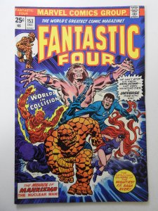Fantastic Four #153 (1974) VF- Condition! MVS intact!