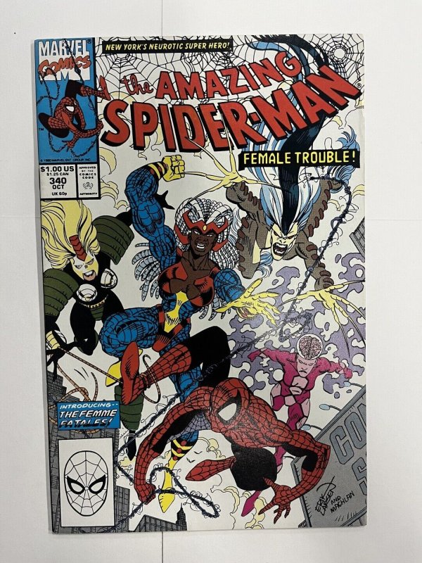 Amazing Spider-Man #340 VF+ Marvel Comics C248