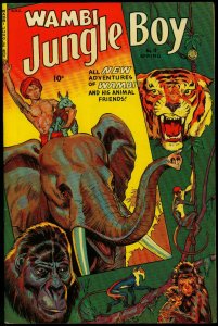 Wambi Jungle Boy #11 1951- Golden Age-Fiction House Elephant cover VF 